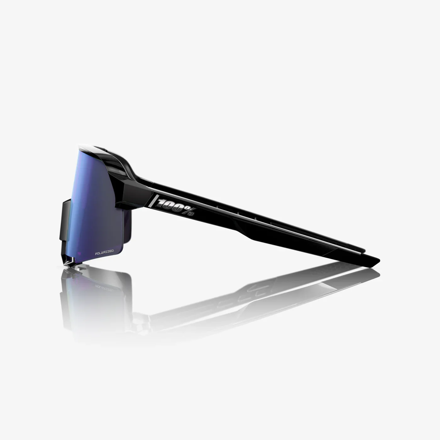 100% - S3 Polished Black HiPER® Polarized Lavender Mirror Lens - Image 3