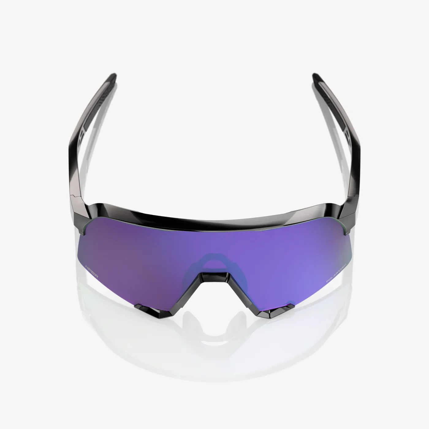 100% - S3 Polished Black HiPER® Polarized Lavender Mirror Lens - Image 4