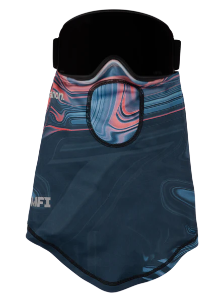 ANON WMS MFI LT ripple blue/pink neck warmer