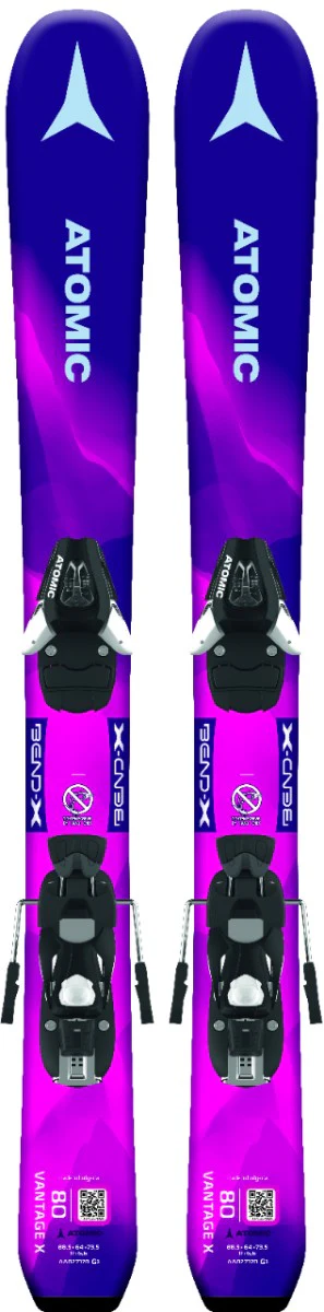 ATOMIC alpine skis with bindings Vantage Girl X 70-90