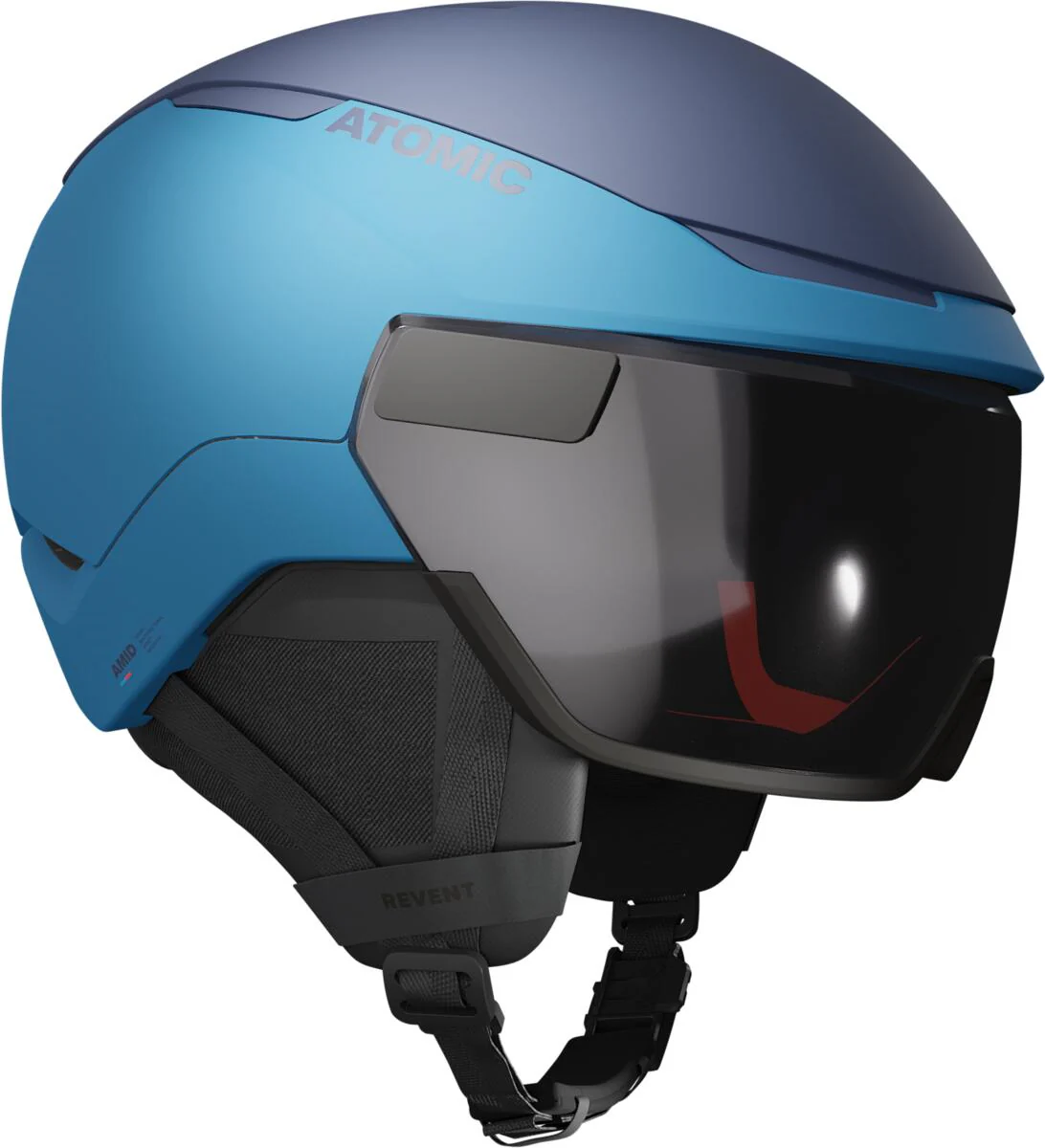 ATOMIC helmet Revent GT Amid Visor HD blue w/silver HD C2-3 - Image 3