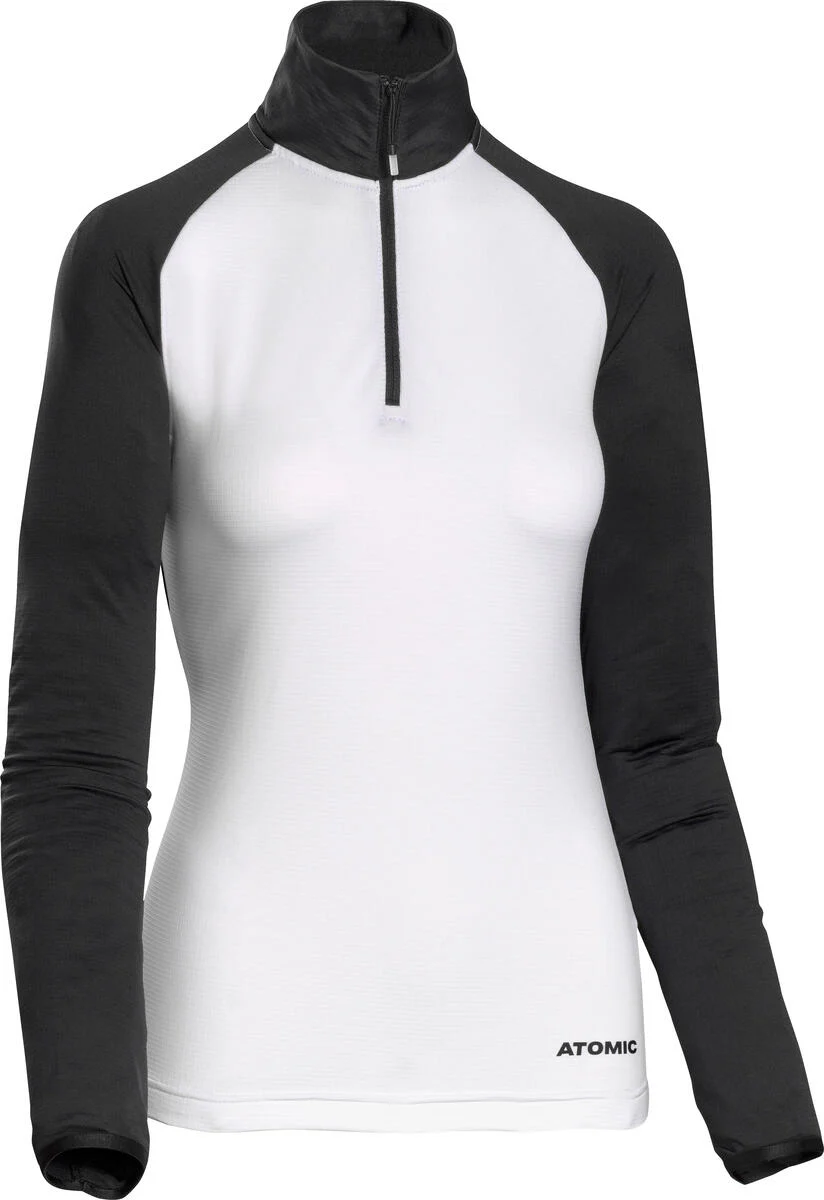 ATOMIC W Snowcloud Fleece Zip Neck black/white jacket
