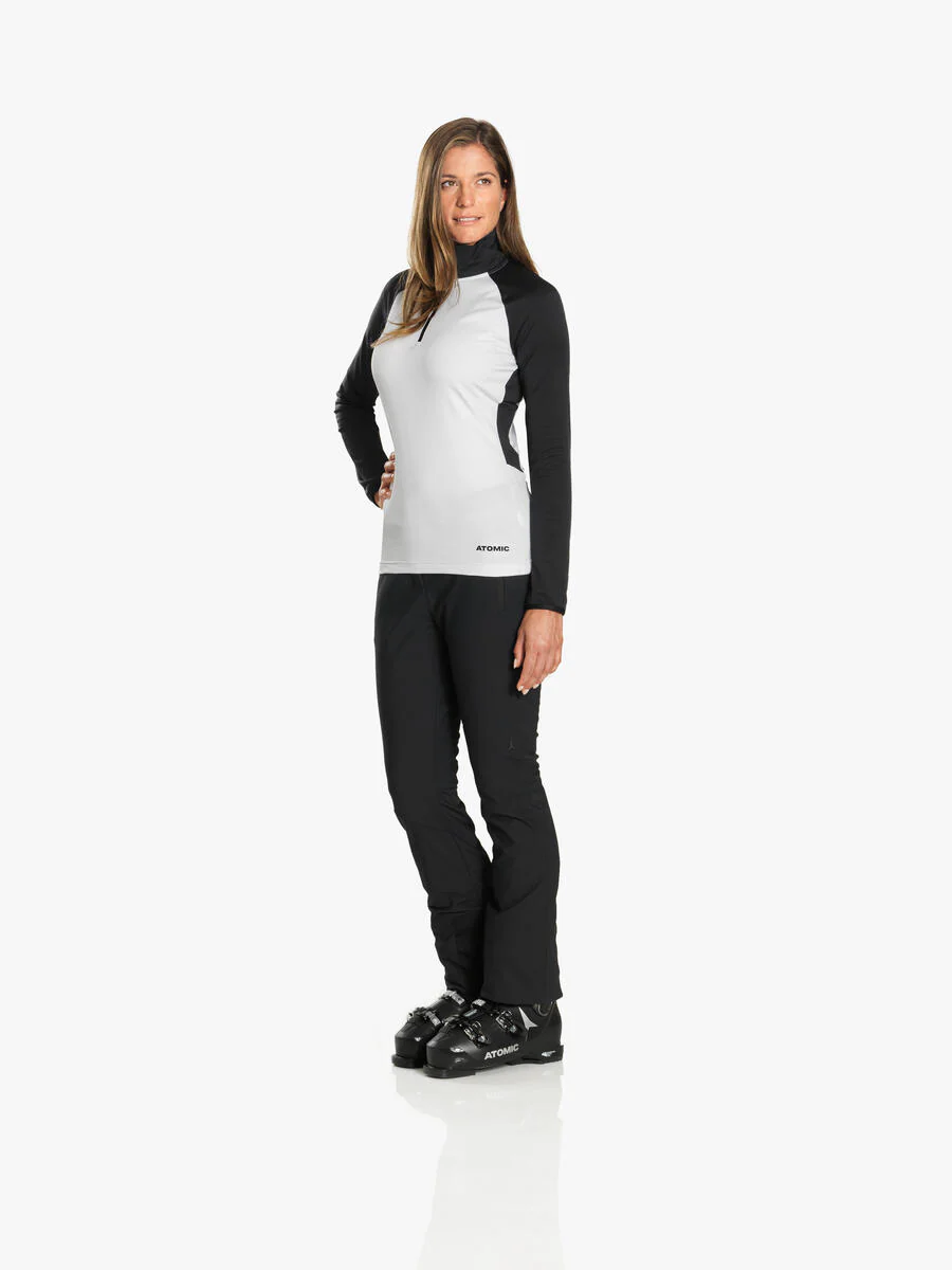ATOMIC W Snowcloud Fleece Zip Neck black/white jacket - Image 3
