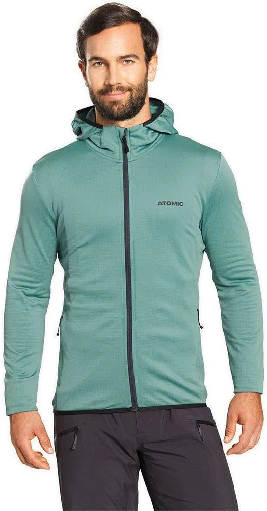 ATOMIC Revent Fleece Hoodie green hoodie - Image 3