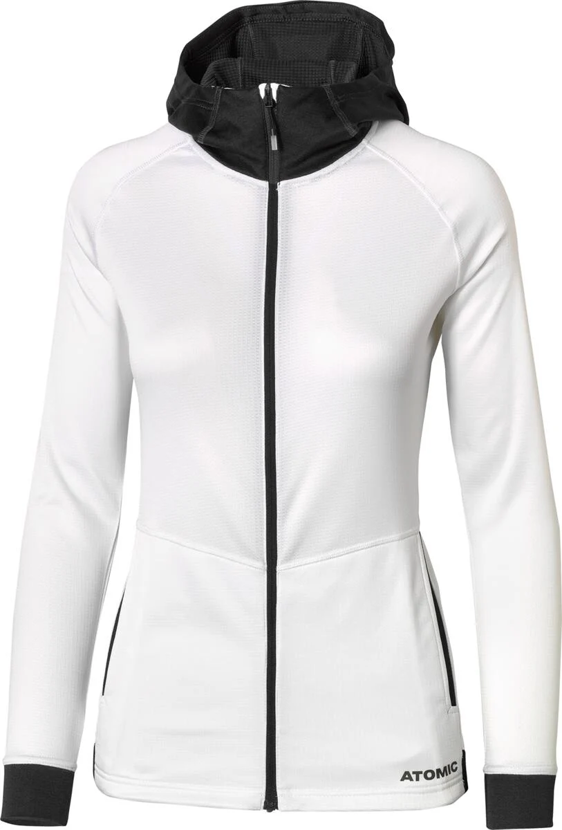 ATOMIC Alps FZ white/anthra hoodie