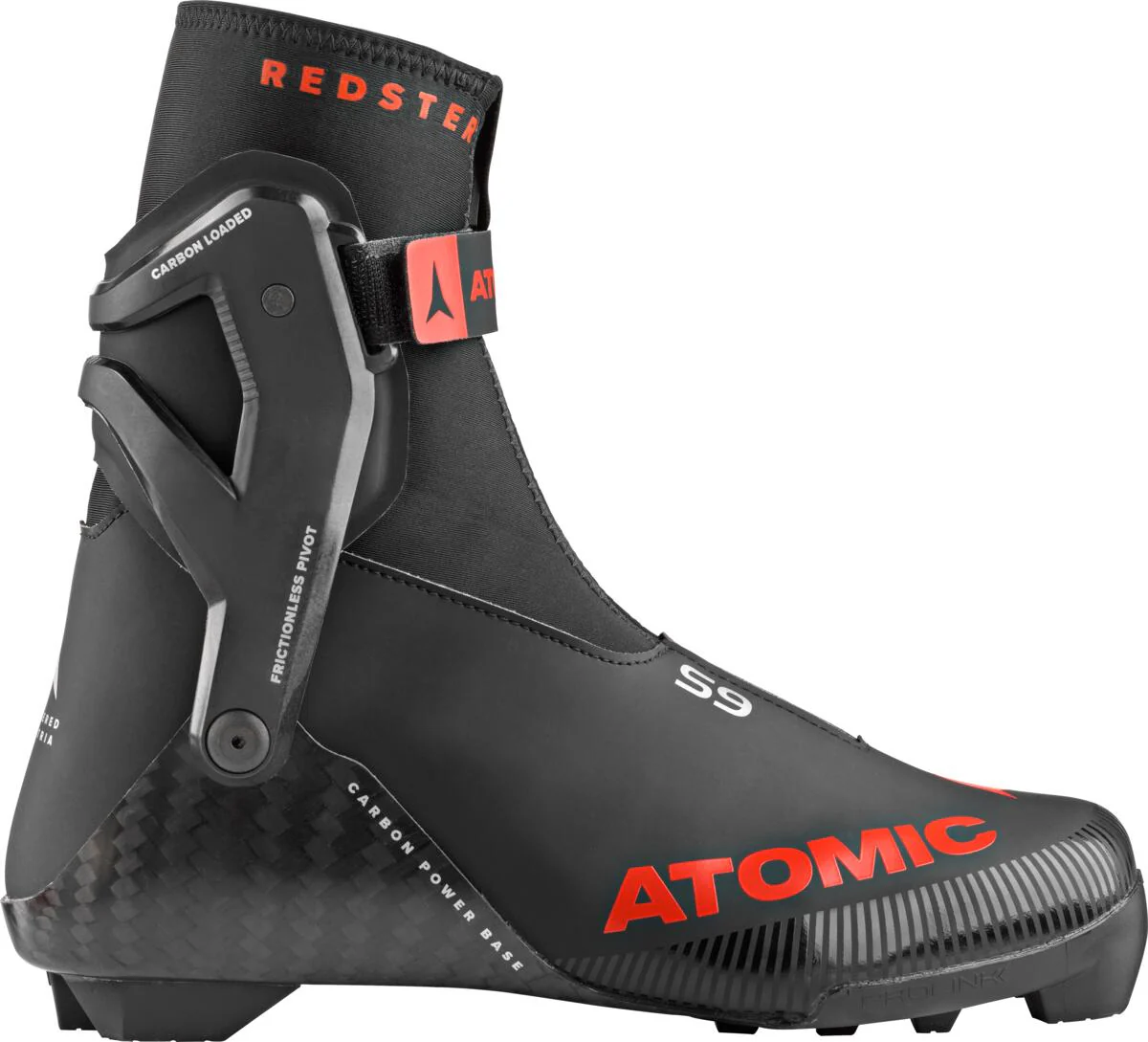 ATOMIC XC Skiing Boots Redster S9 Prolink Black/Red - Image 2