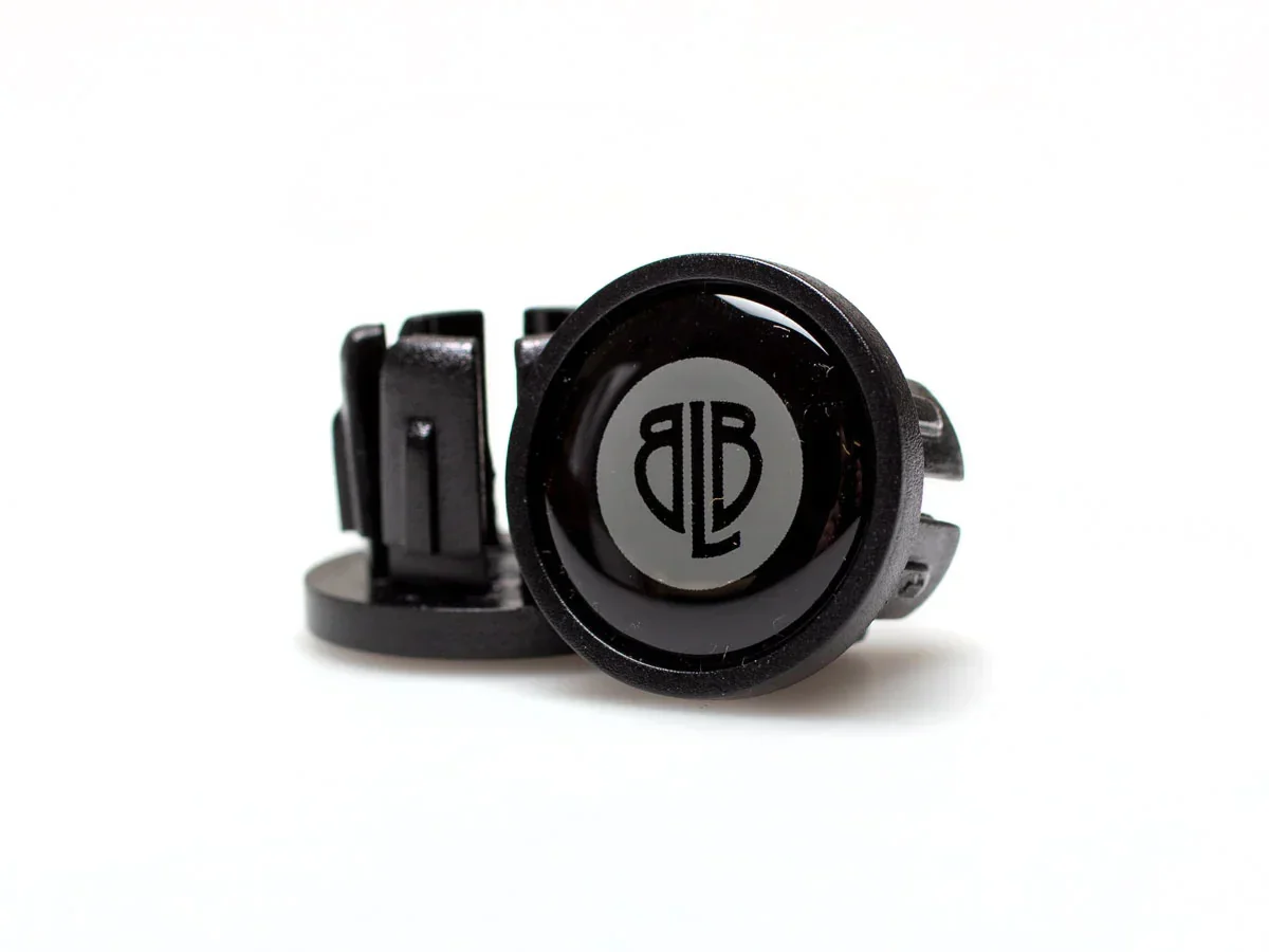 BLB Bar Ends (Plastic Set of 2) - Black