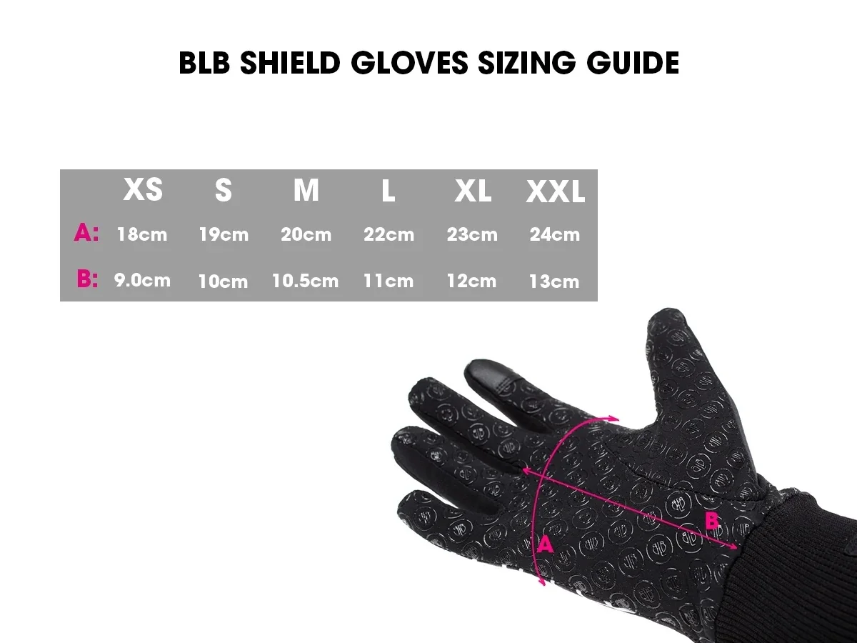 BLB Shield Cycling Gloves Polka Dot - Image 5
