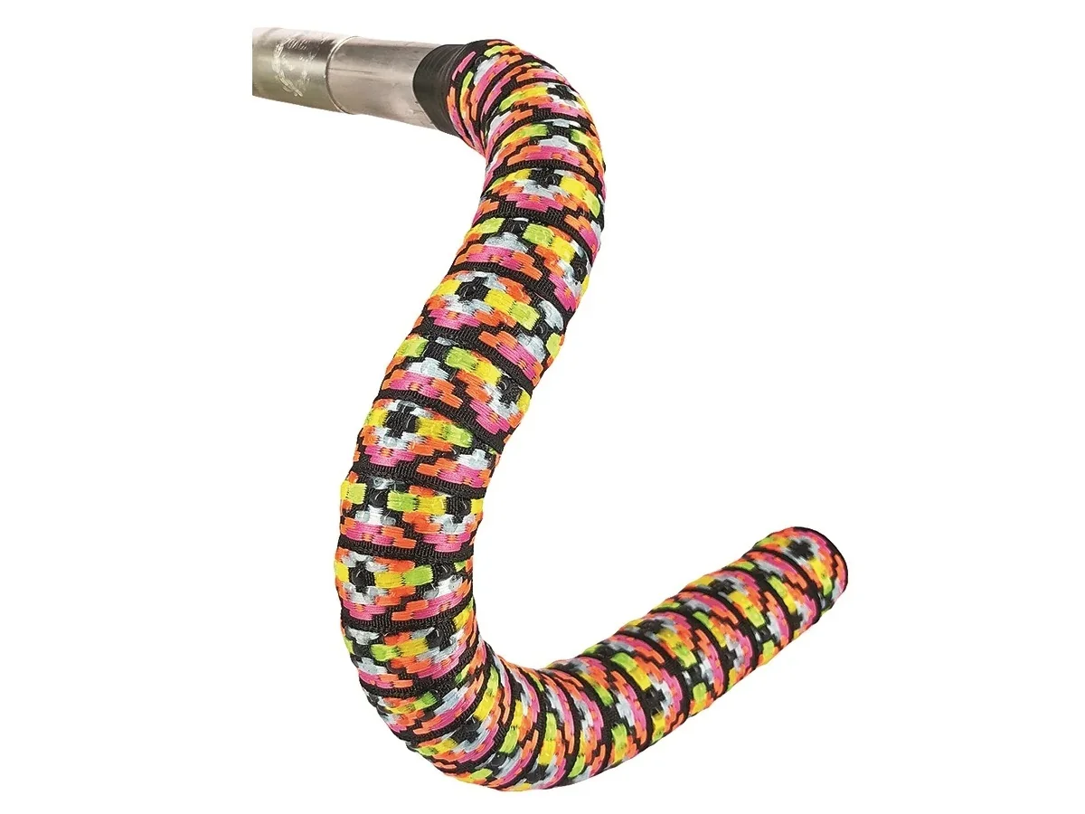 BLB Supreme Pro Woven Bar Tape / Stripes Dark Multi - Image 3