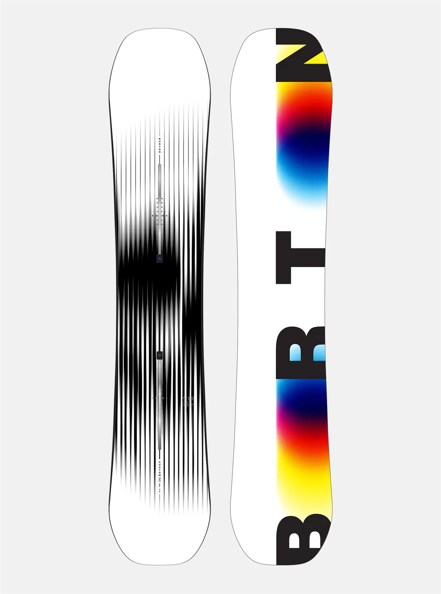BURTON board Custom X white/black