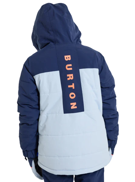 BURTON jacket B Ropedrop blue/light blue/orange - Image 2