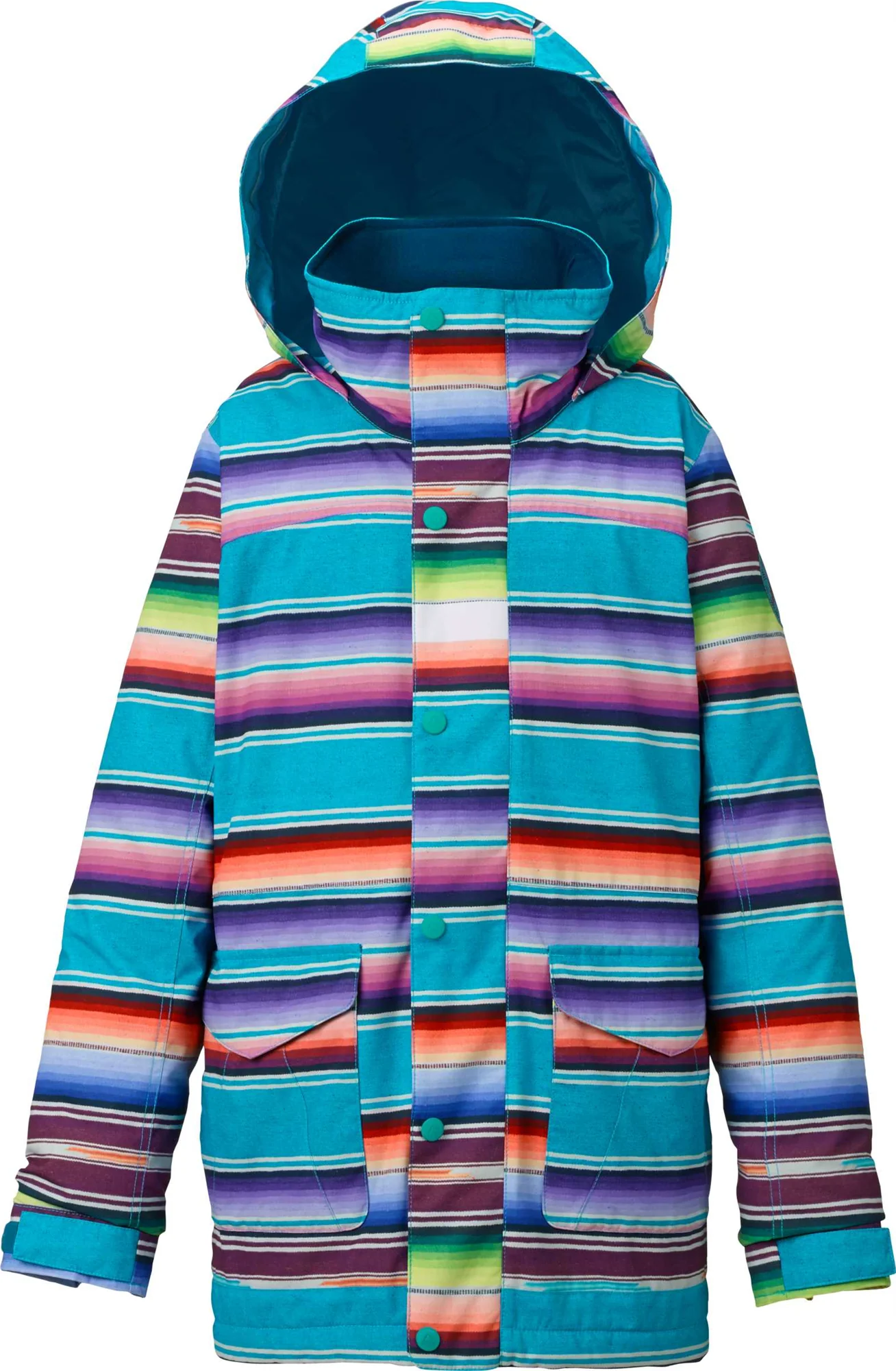 BURTON Jacket Girls Elstar PRK Multi Stripes