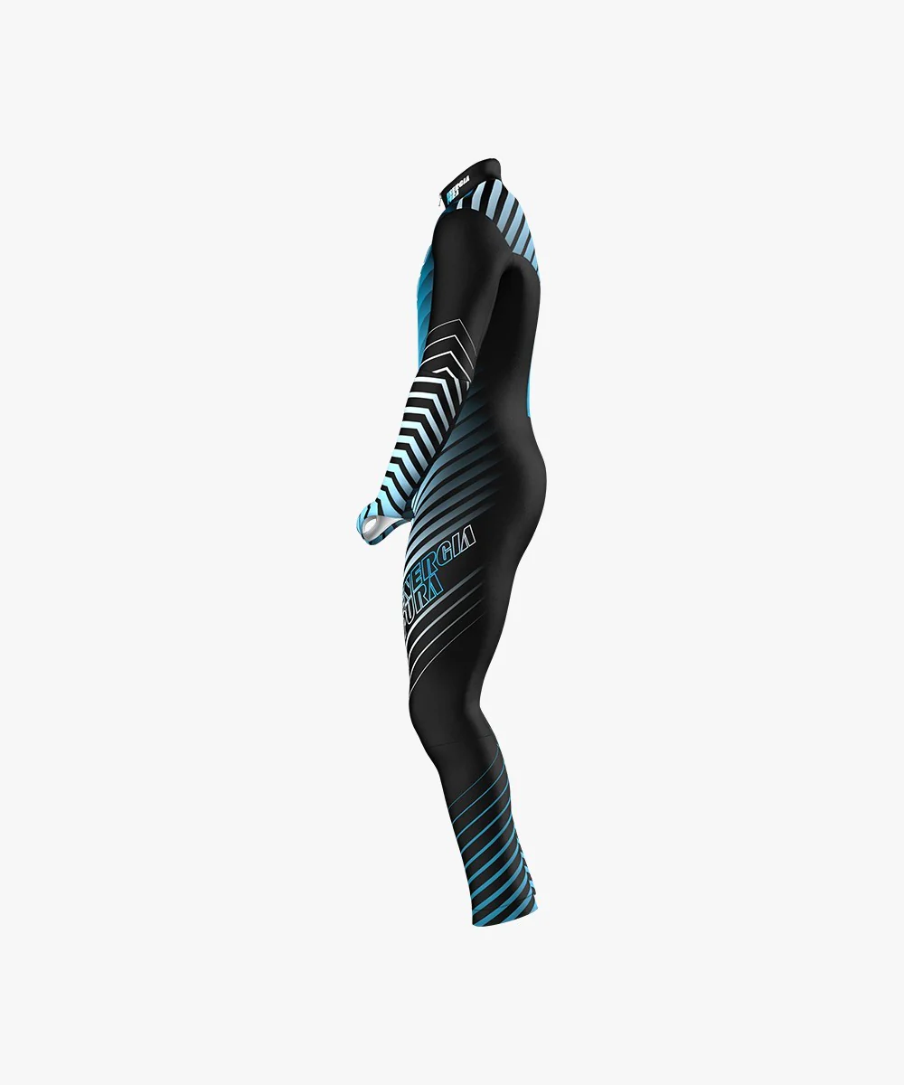 ENERGY SUPPLY suit JR Active Racing black/blue - Image 4