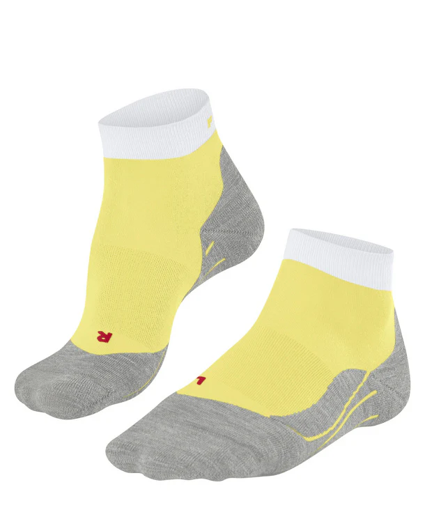 FALKE Lady RU4 Short yellow/grey socks
