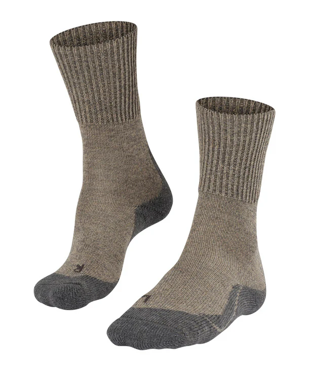 FALKE TK1 Wool Women light grey/grey socks