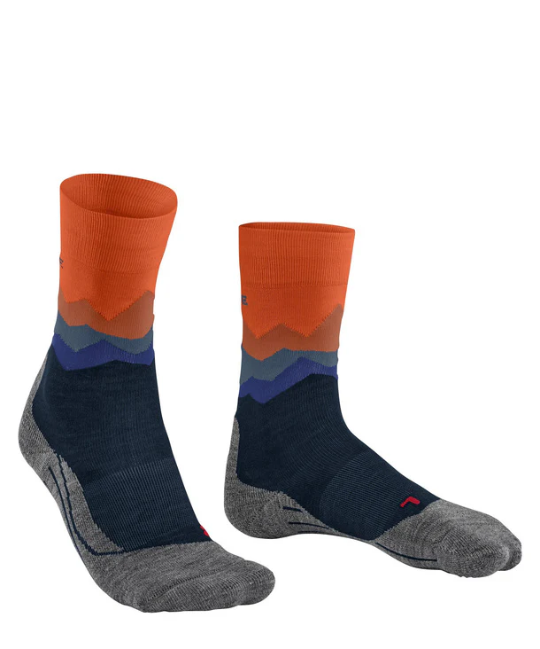 FALKE TK2 Explore orange/blue/grey socks