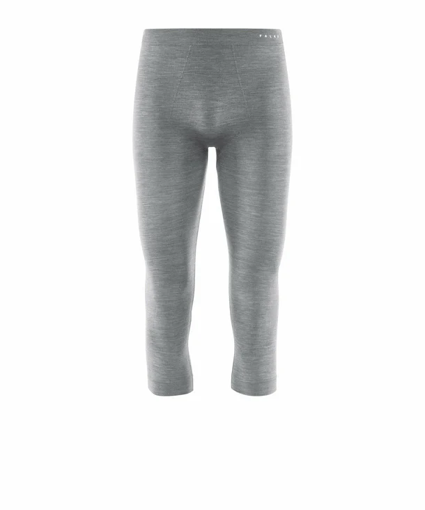 FALKE Thermo Pants 3/4 Wool Tech Light Grey