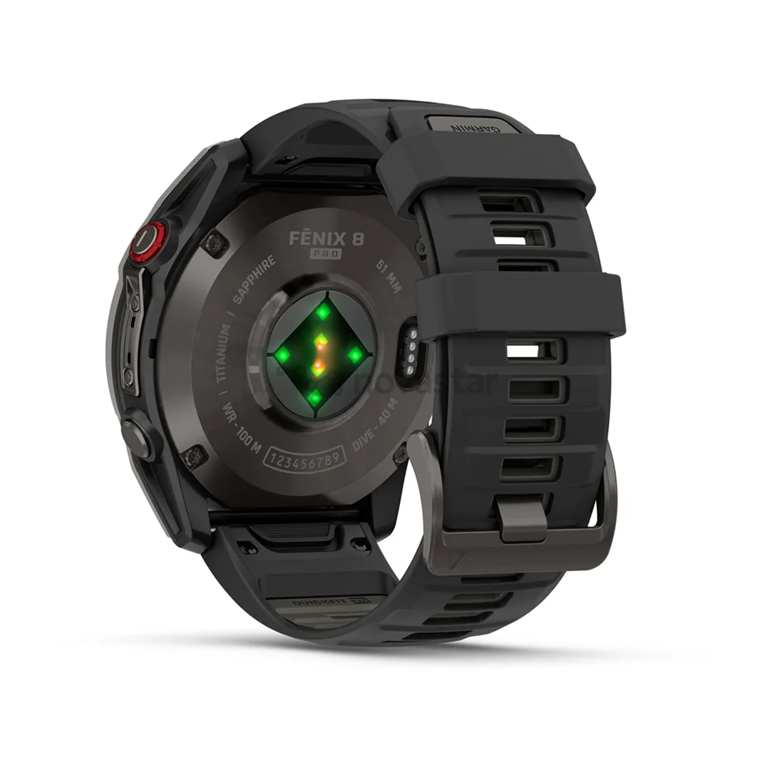 GARMIN Fenix 8 Pro LTE 47mm Sapphire carbon grey/black - Image 3
