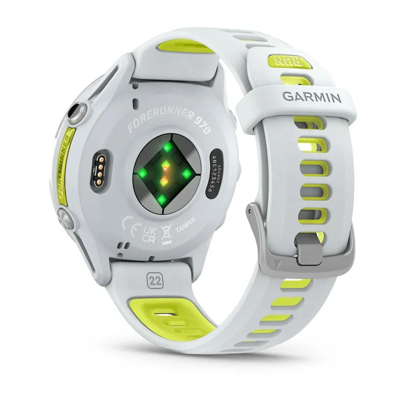 GARMIN Forerunner 970 GPS EMEA whitestone/amp yellow - Image 3
