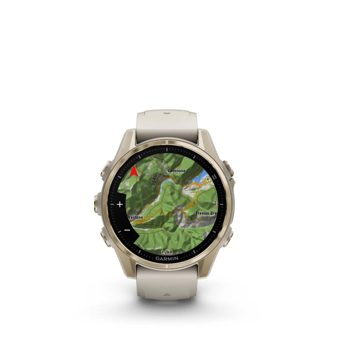 GARMIN Fenix 8 43mm Sapphire Amoled gold/light grey - Image 2