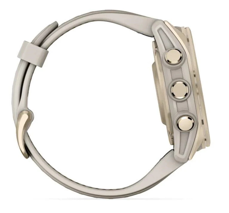 GARMIN Fenix 8 43mm Sapphire Amoled gold/light grey - Image 3