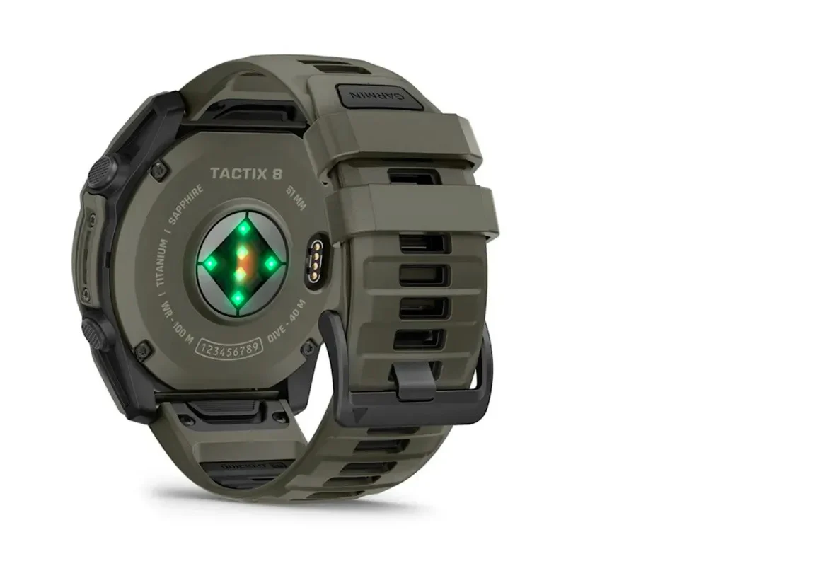 GARMIN Tactix 8 Cerakote Amoled 51mm olive drab - Image 5