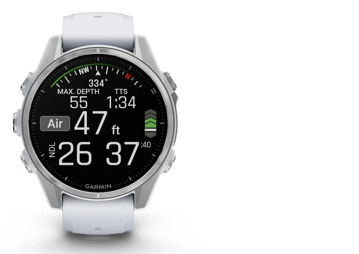 GARMIN Fenix 8 43mm Sapphire Amoled silver/whitestone - Image 2