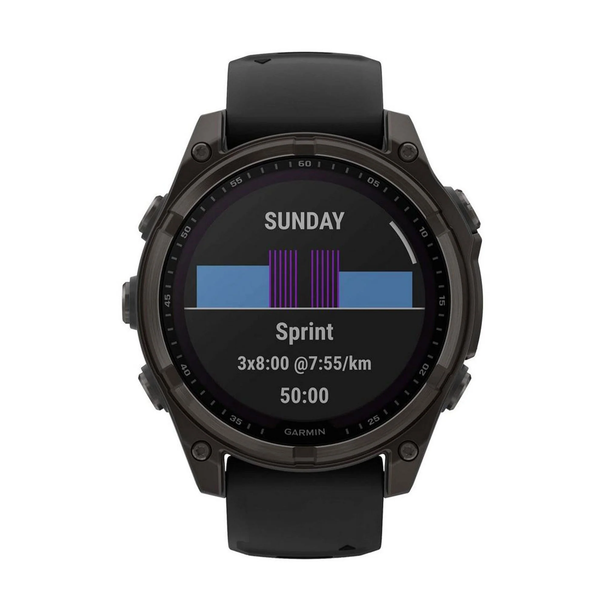 GARMIN Fenix 8 47mm Sapphire Solar dark grey/black - Image 2