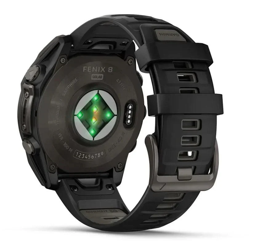 GARMIN Fenix 8 47mm Sapphire Solar dark grey/black - Image 4