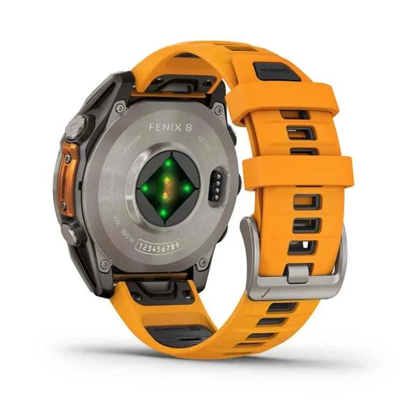 GARMIN Fenix 8 51mm Sapphire AMOLED graphite grey/orange - Image 3