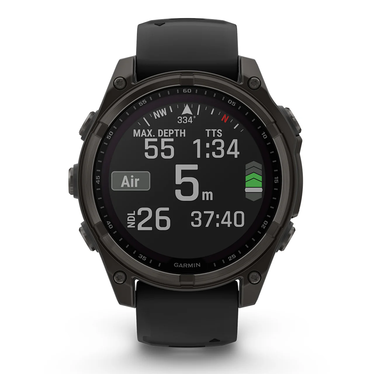 GARMIN Fenix 8 51mm Sapphire Solar carbon grey watch