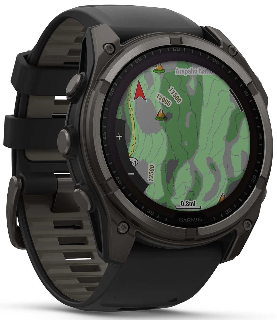 GARMIN Fenix 8 51mm Sapphire Solar carbon grey watch - Image 2