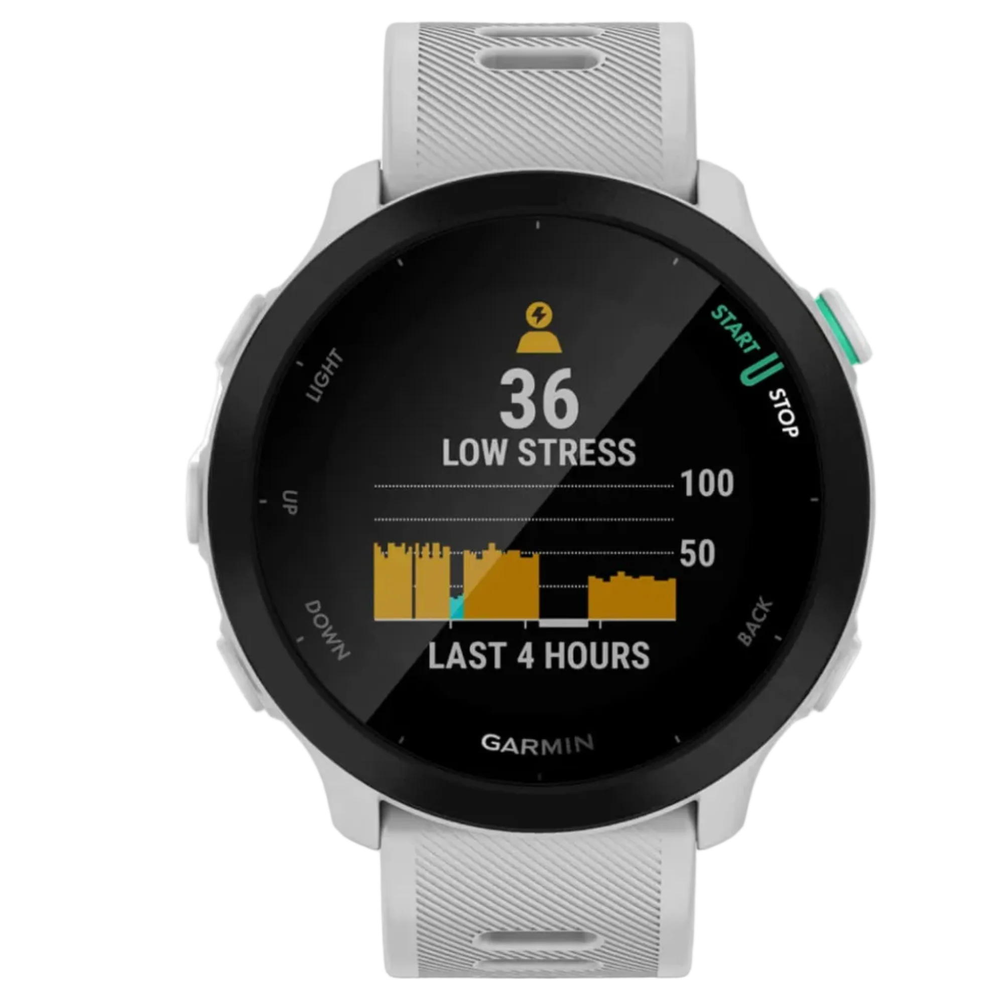 GARMIN Forerunner 55 GPS EURC whitestone watch - Image 6