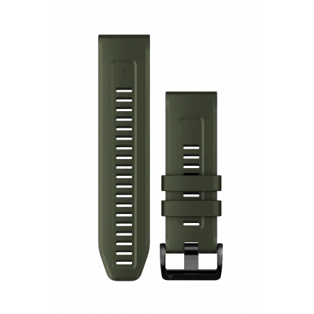GARMIN Quickfit 26mm Fenix 7X Silicone moss green watch band