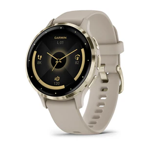 GARMIN Venu 3S GPS WiFi 41mm grey/soft gold watch
