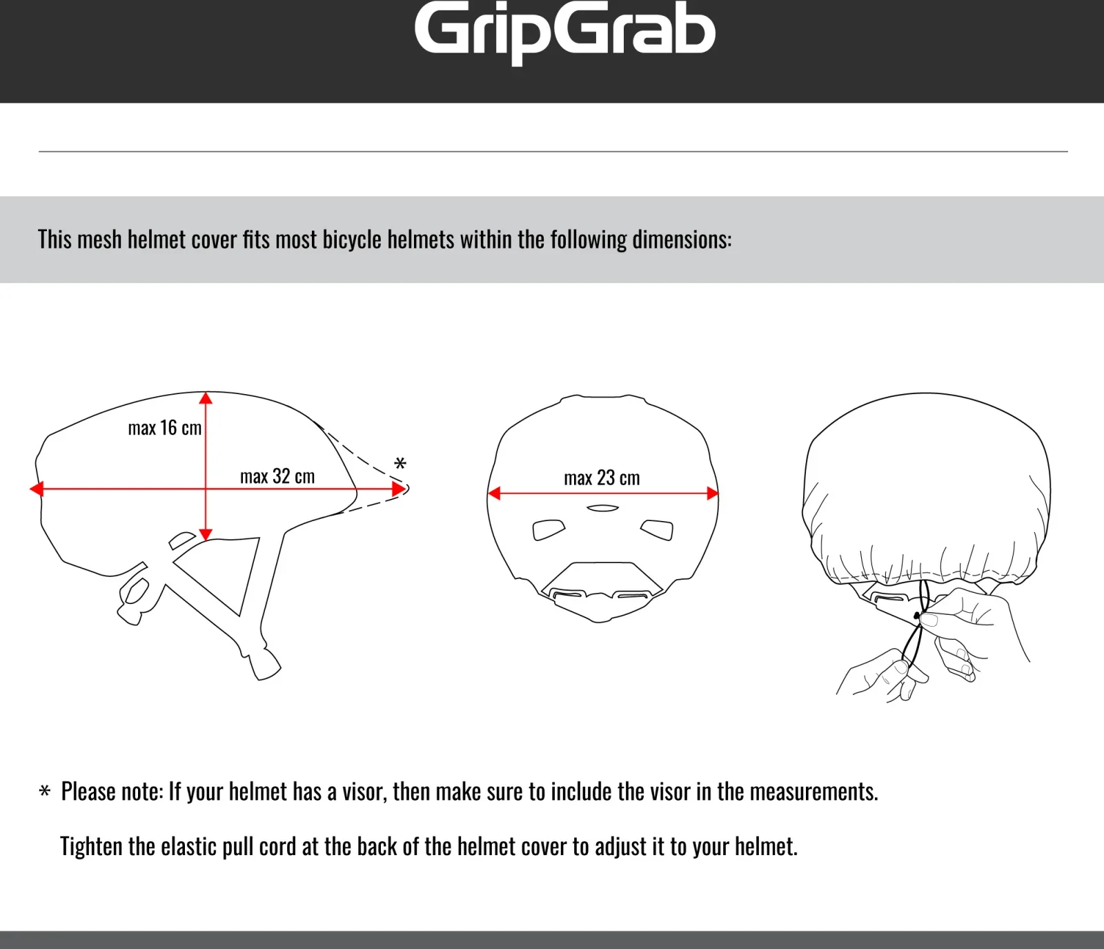 GripGrab BugShield Helmet Cover - Image 4