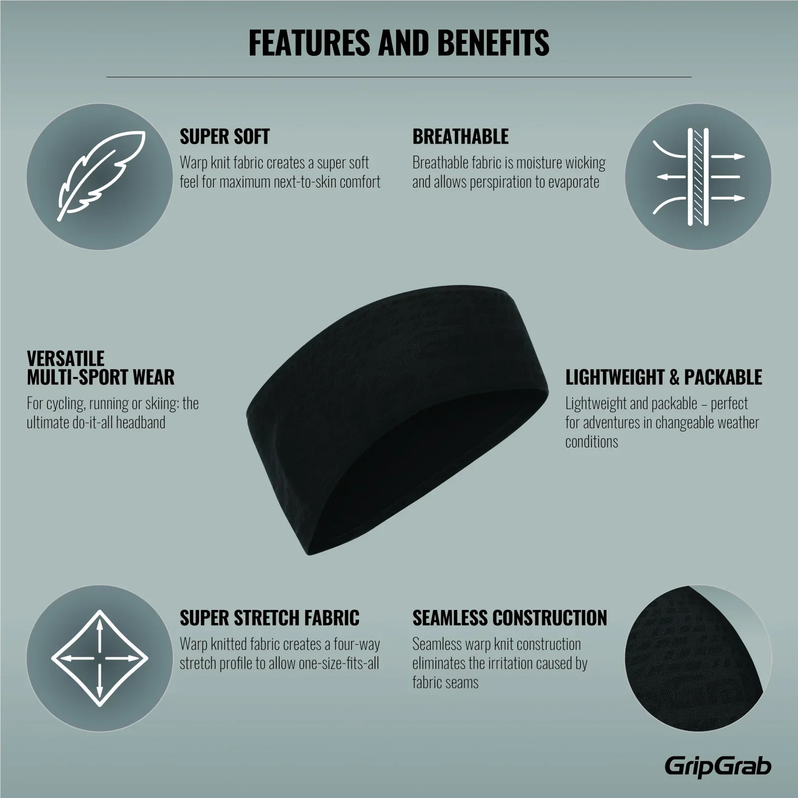 GripGrab Freedom Warp Knitted Seamless Beanie - Image 4