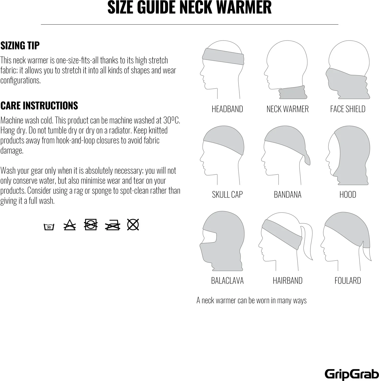 GripGrab Multifunctional Neck Warmer - Image 9