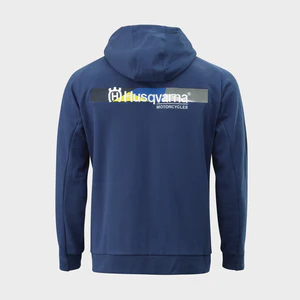 HUSQVARNA Authentic Zip Hoodie blue hoodie - Image 2