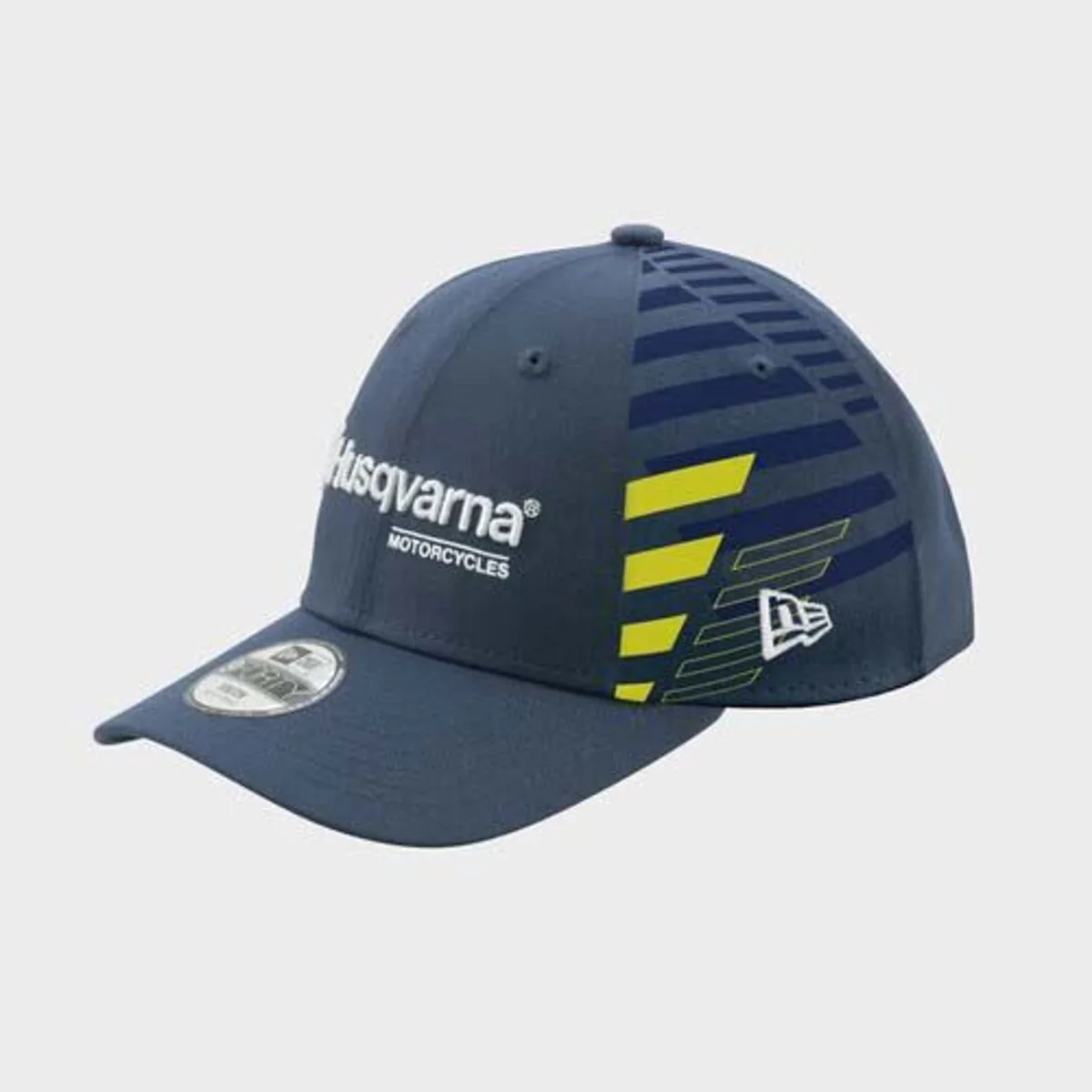 HUSQVARNA Kids Team Curved Cap blue/yellow hat - Image 3