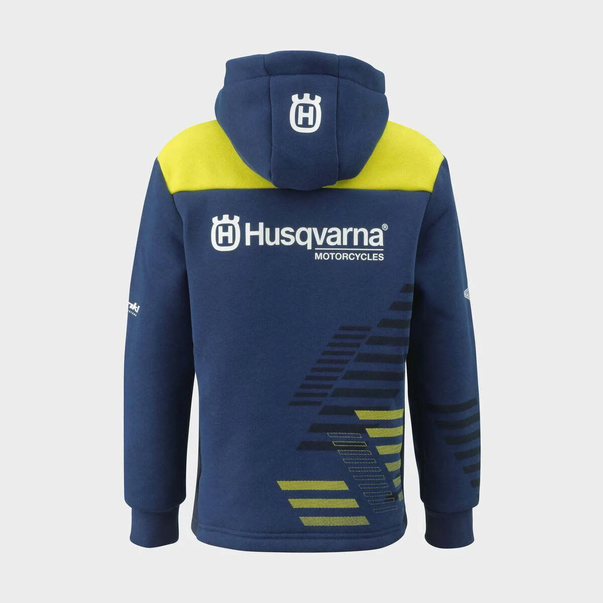 HUSQVARNA Kids Team Zip Hoodie blue/yellow - Image 2