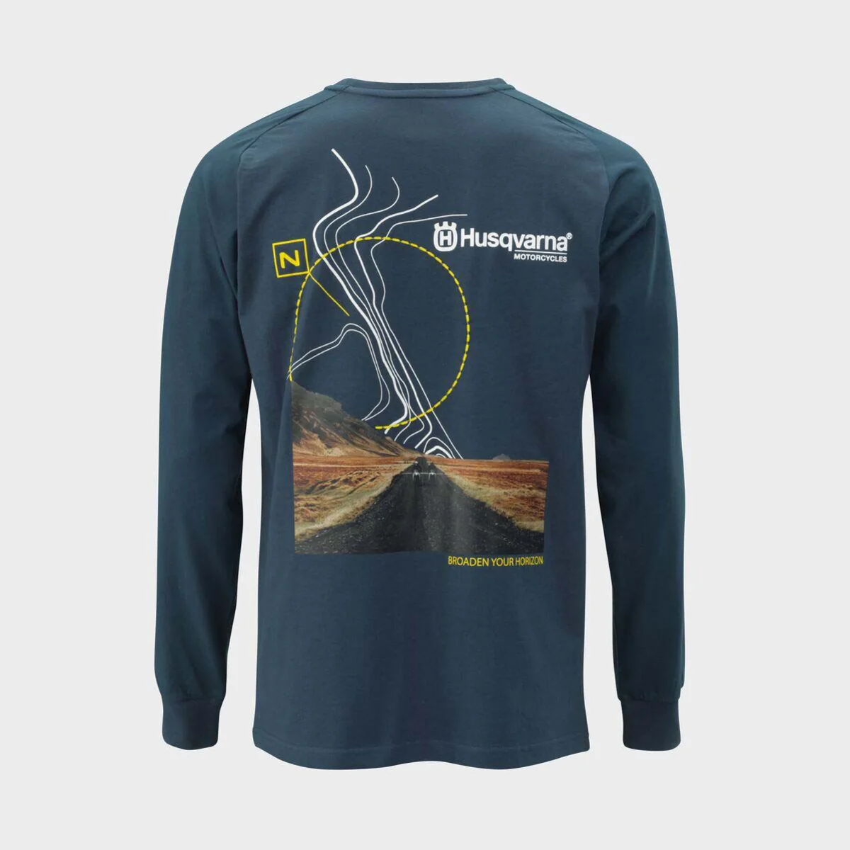HUSQVARNA Limitless Longsleeve navy blue shirt - Image 2