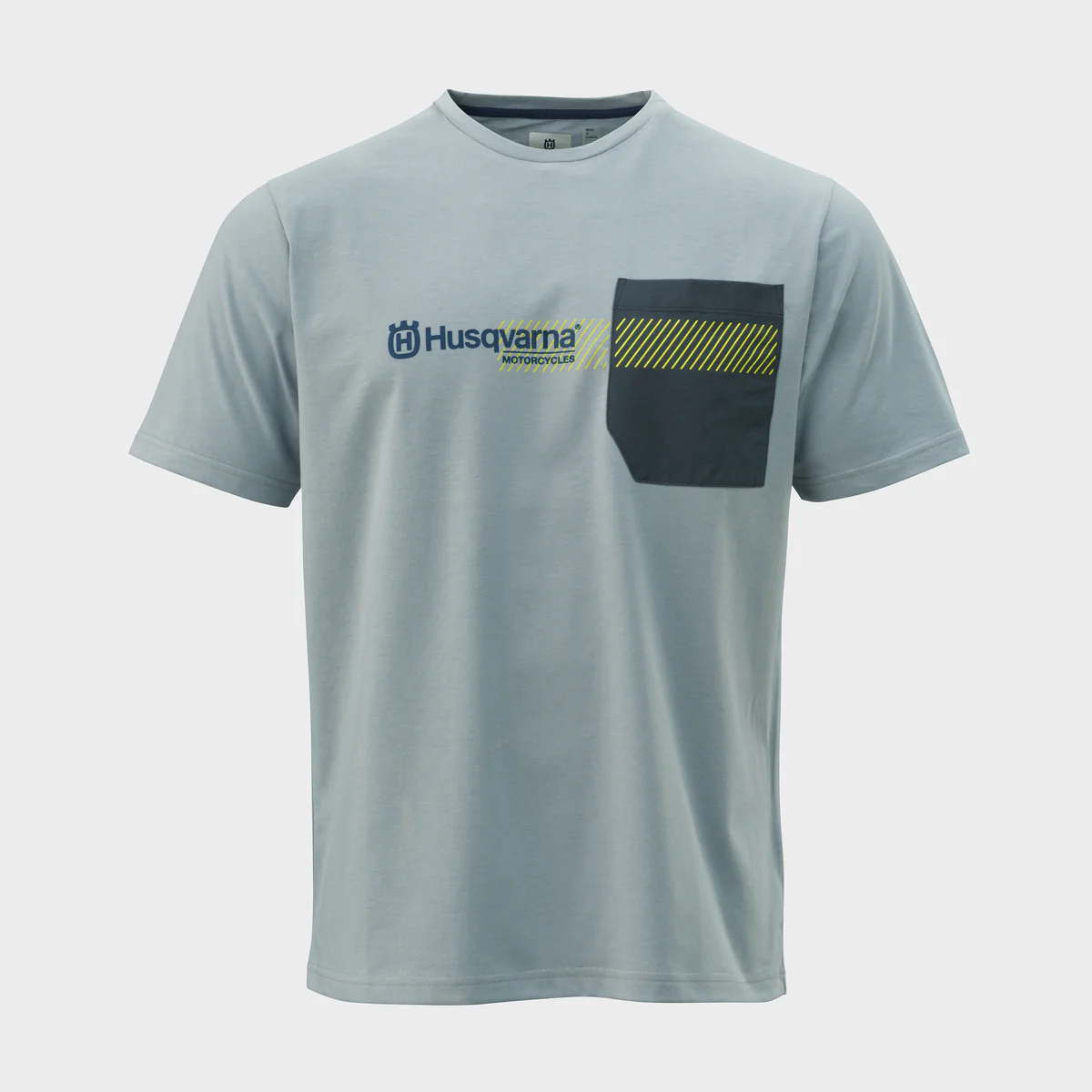 HUSQVARNA T-shirt Origin Pocket Tee grey/dark grey