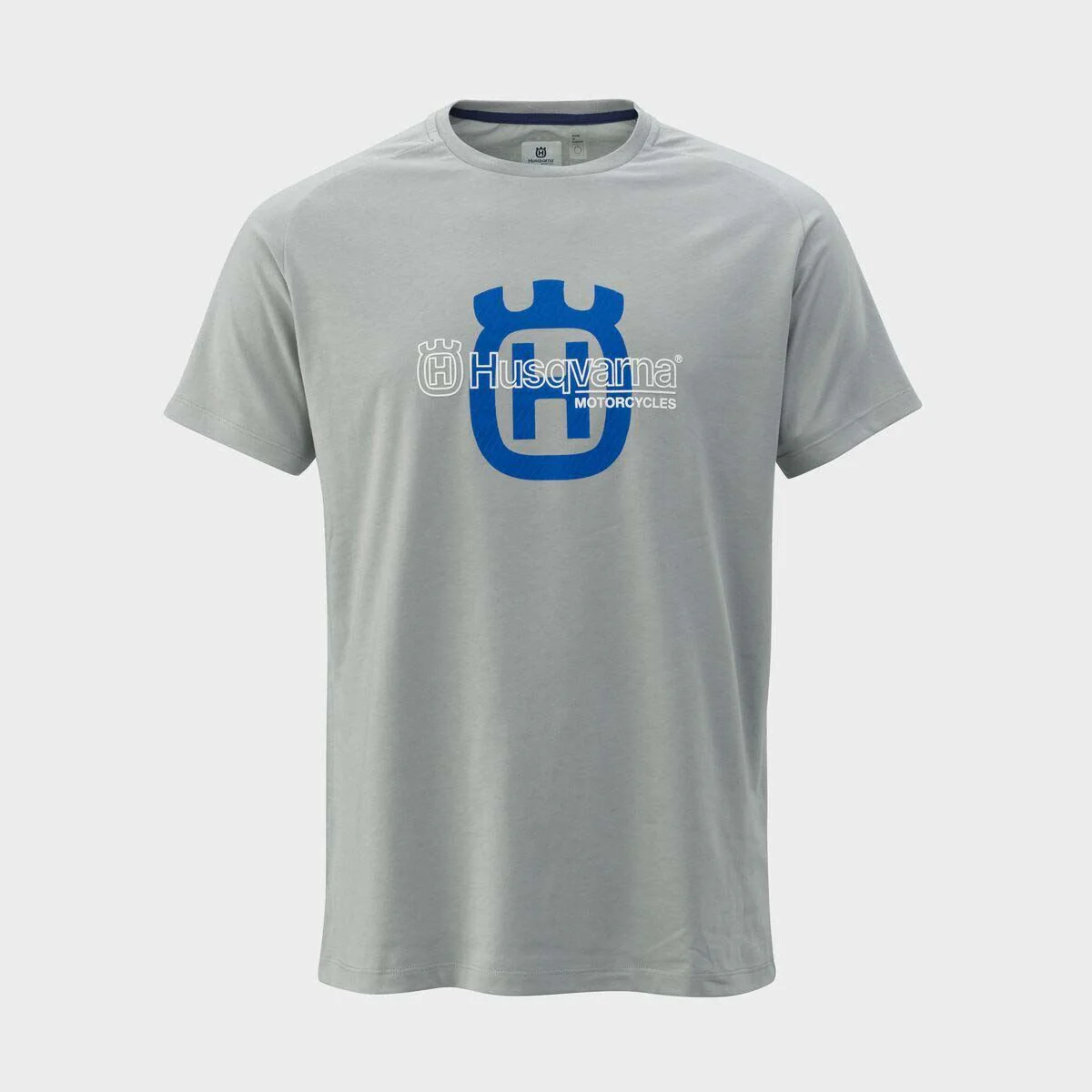 HUSQVARNA Origin Tee light grey t-shirt