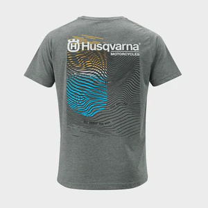 HUSQVARNA Railed Tee grey t-shirt - Image 2