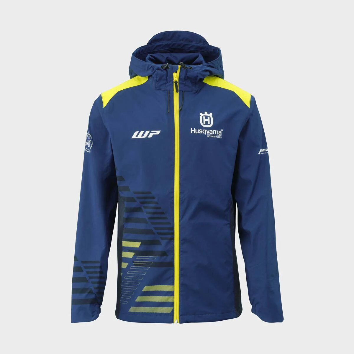 HUSQVARNA Team Hardshell blue/yellow jacket