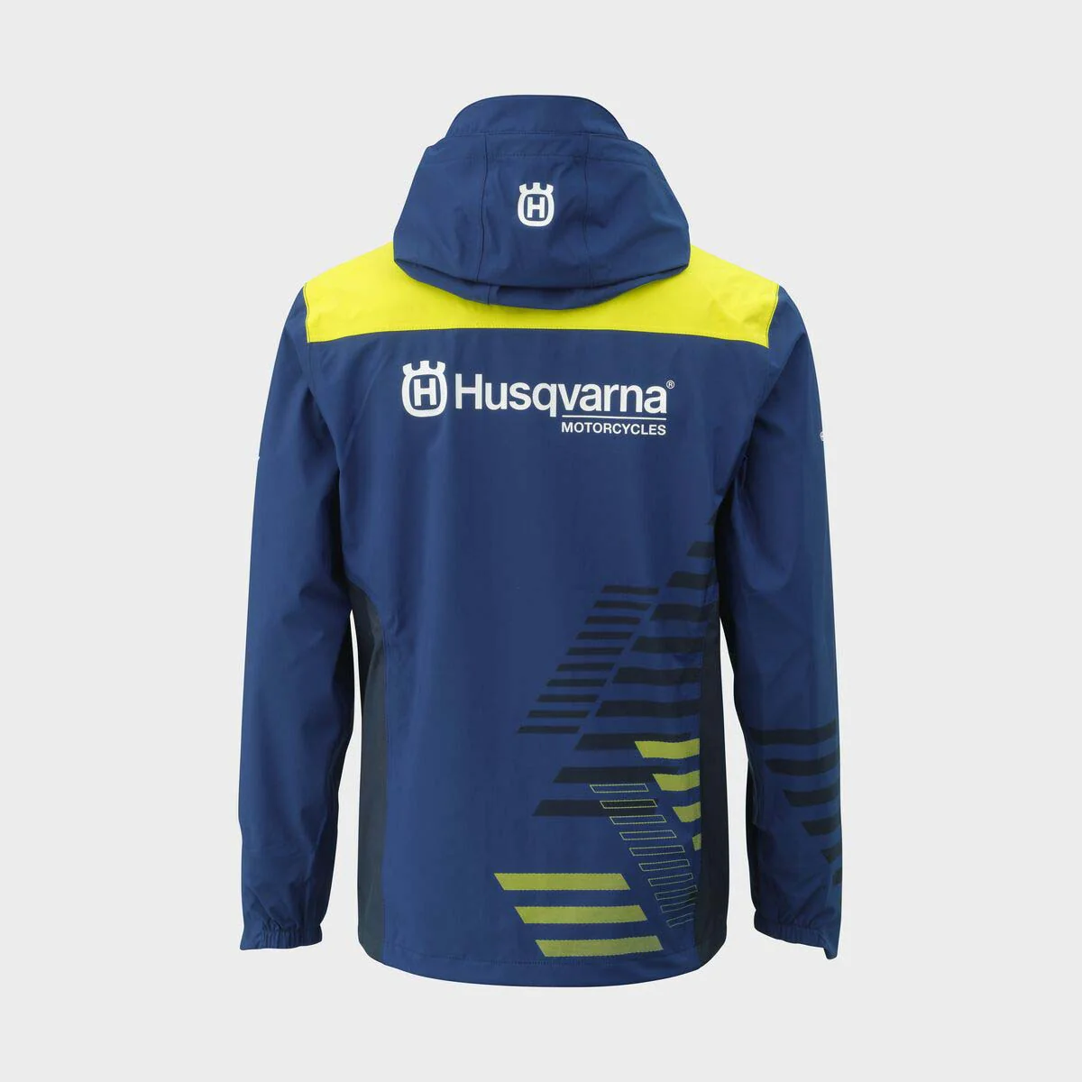 HUSQVARNA Team Hardshell blue/yellow jacket - Image 2