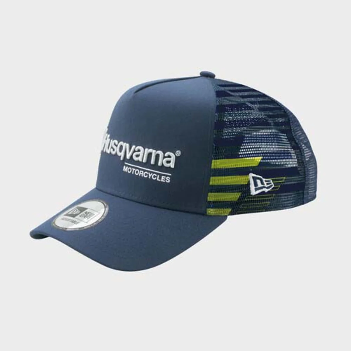 HUSQVARNA Team Trucker Cap blue/yellow hat - Image 2