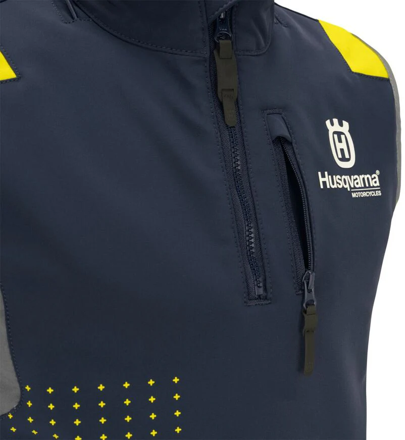 HUSQVARNA Kids Railed blue vest - Image 3