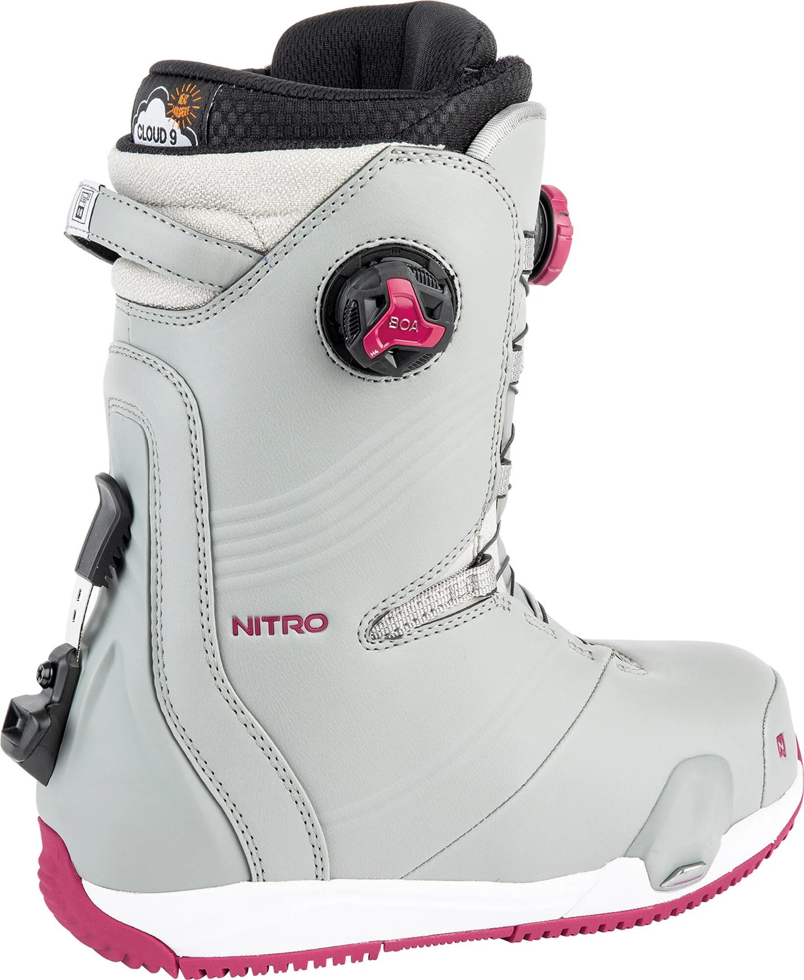 NITRO Boots Dynasty Boa StepOn Grey/Violet - Image 2